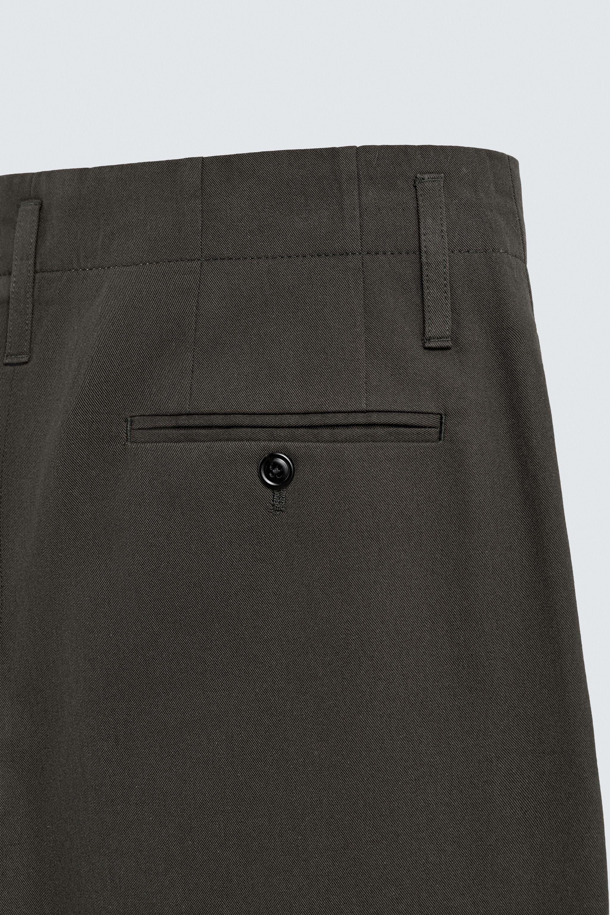 PANTALON PLIS COTON - VISCOSE